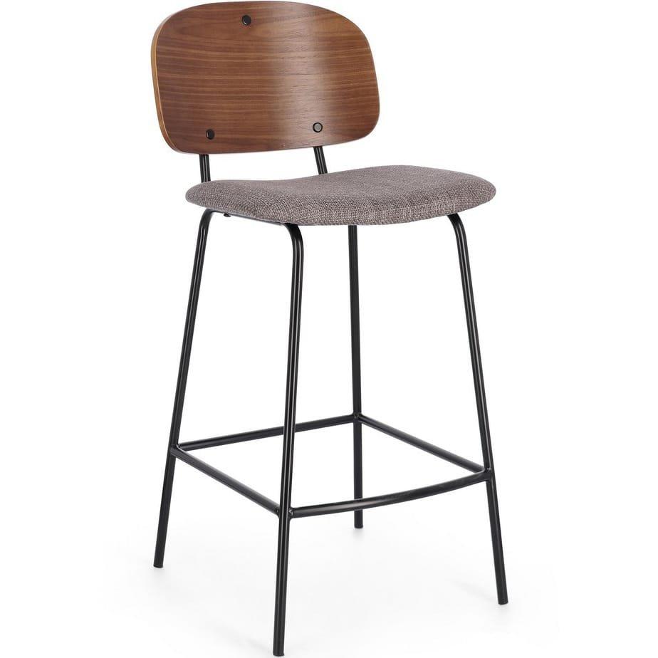 mutoni Tabouret de bar gris Sienne  