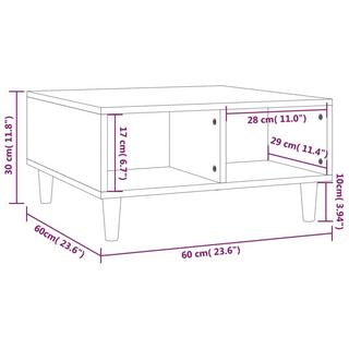 VidaXL Couchtisch holzwerkstoff  