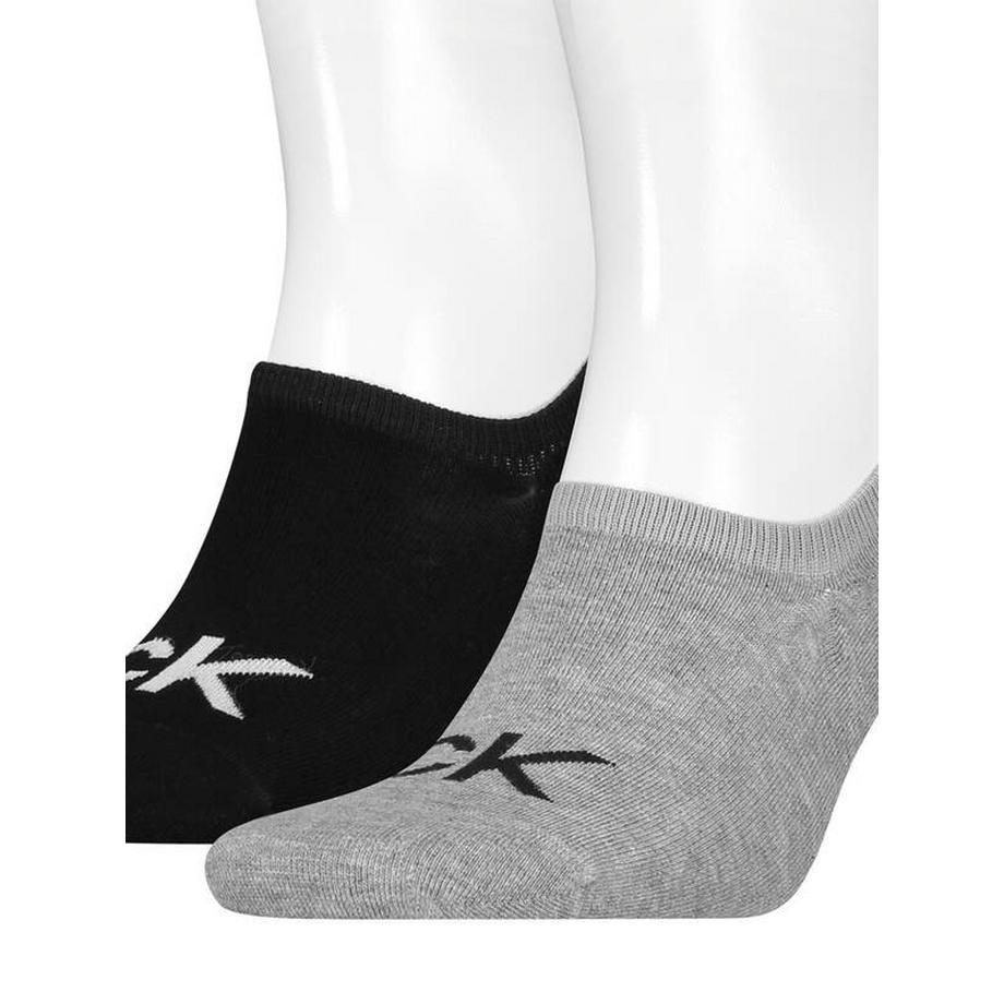 Calvin Klein Chaussettes Footie Lot de 2  