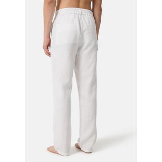 CASH-MERE.CH Pantalon Chino Long en Lin  