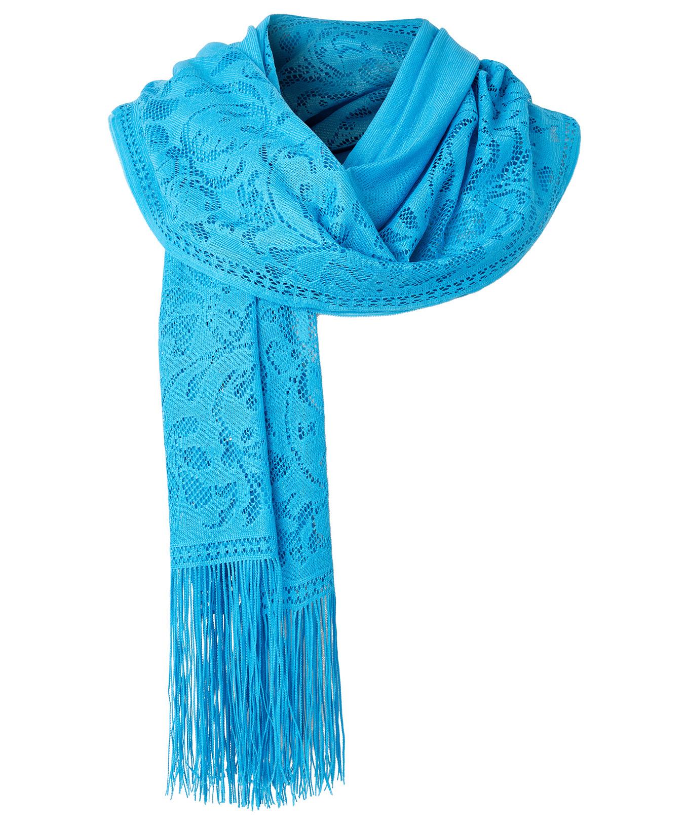 Joe Browns Sciarpa Estiva con Bordo in Pizzo e Nappe  