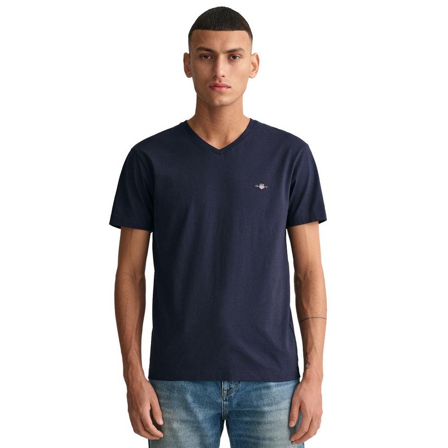 GANT Shield V-Neck Slim Fit T-Shirt  