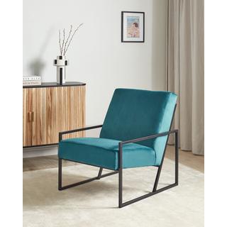 Beliani Sessel aus Samtstoff Modern DELARY  