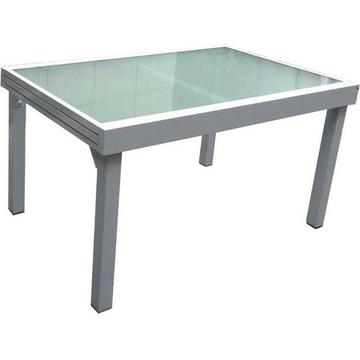 Garten Ausziehtisch Lola Glas 135-270x90