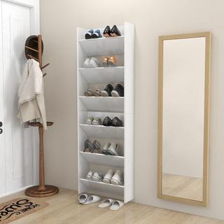 VidaXL Armoire à chaussures murale bois d'ingénierie  