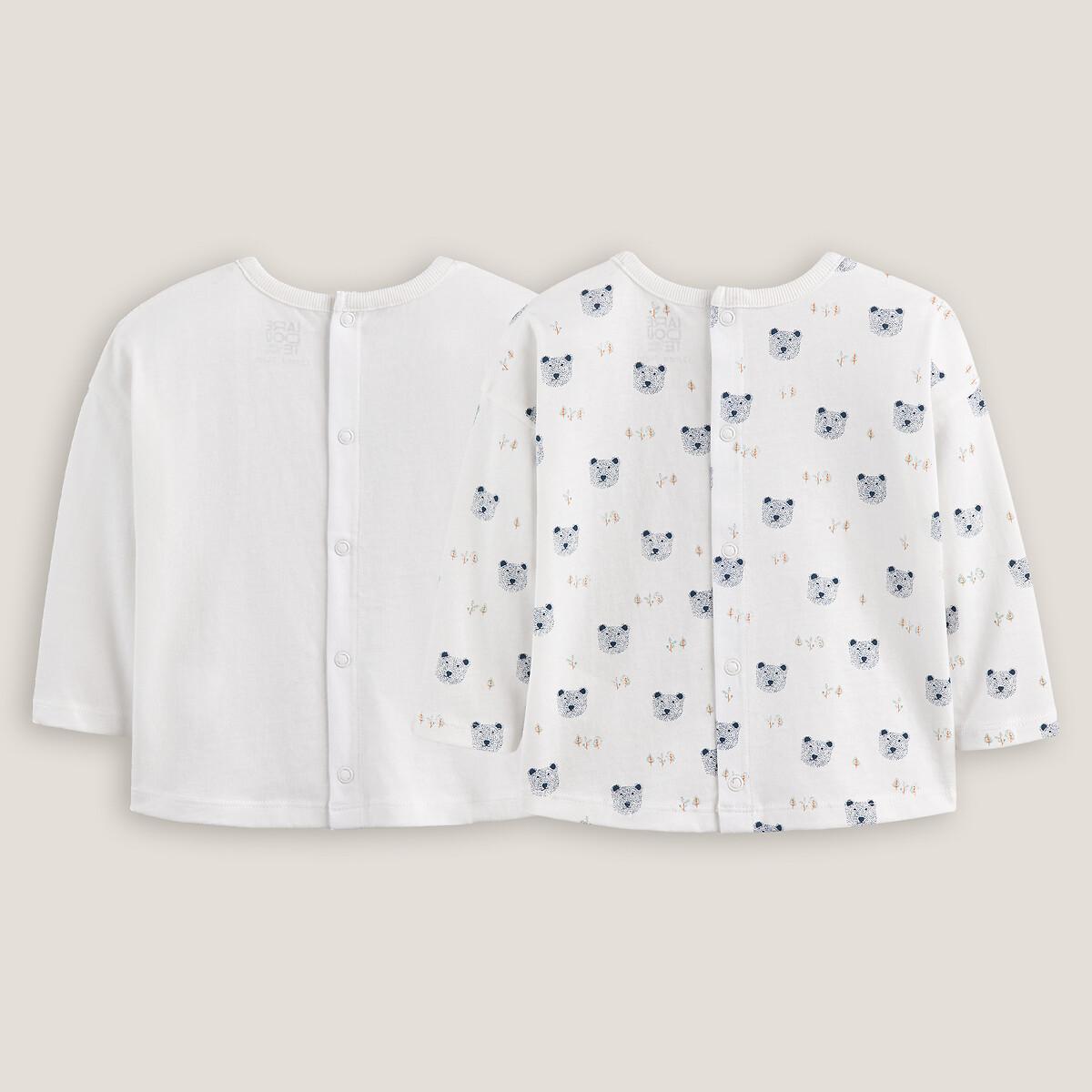 La Redoute Collections  2er-Pack Langarm-Shirts mit Bären 