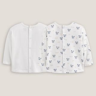 La Redoute Collections  2er-Pack Langarm-Shirts mit Bären 