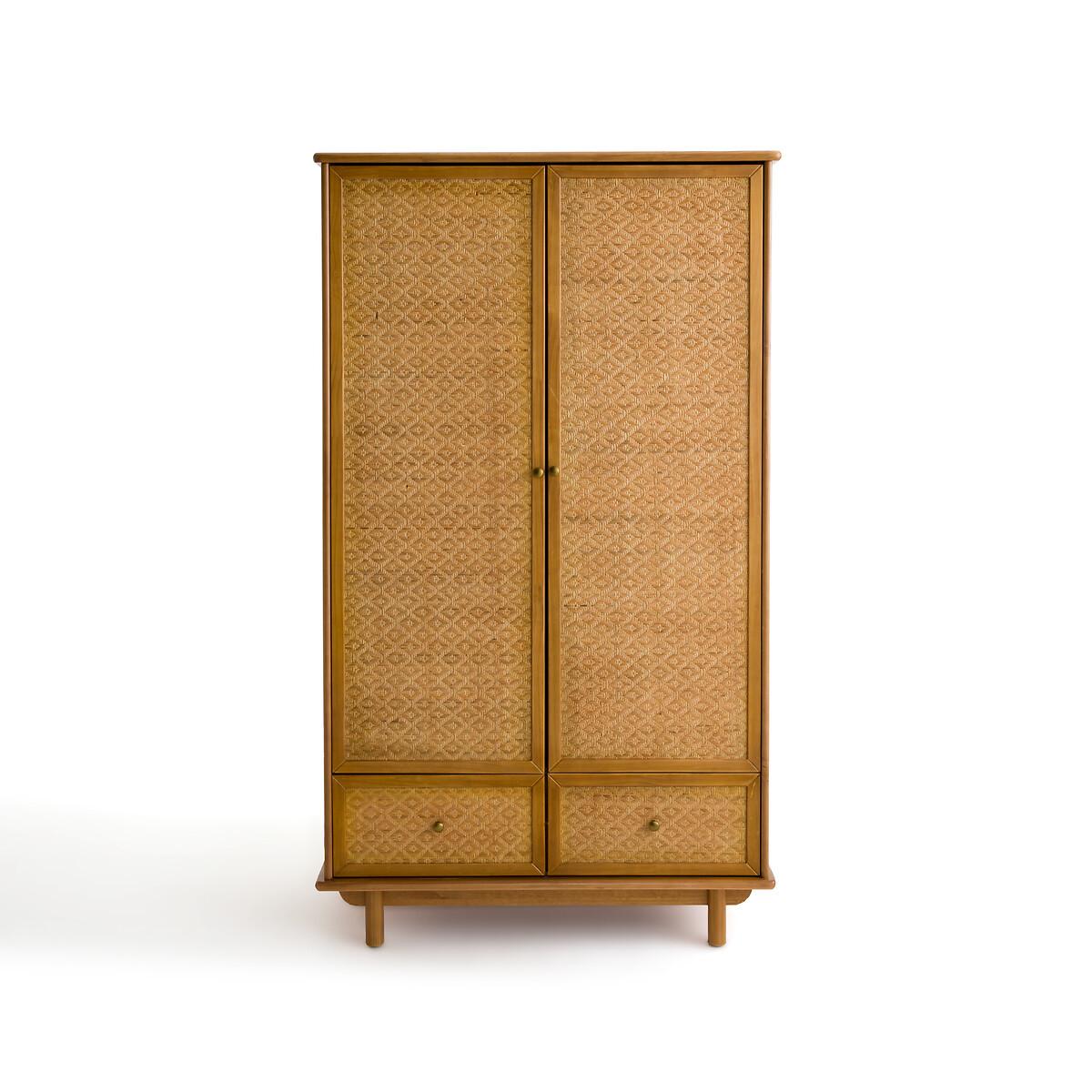 La Redoute Intérieurs Schrank aus massiver Kiefer und Rohrgeflecht  