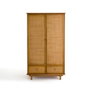 La Redoute Intérieurs Schrank aus massiver Kiefer und Rohrgeflecht  