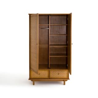 La Redoute Intérieurs Schrank aus massiver Kiefer und Rohrgeflecht  