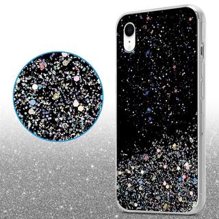 Cadorabo  Hülle für Apple iPhone XR TPU Silikon mit funkelnden Glitter 