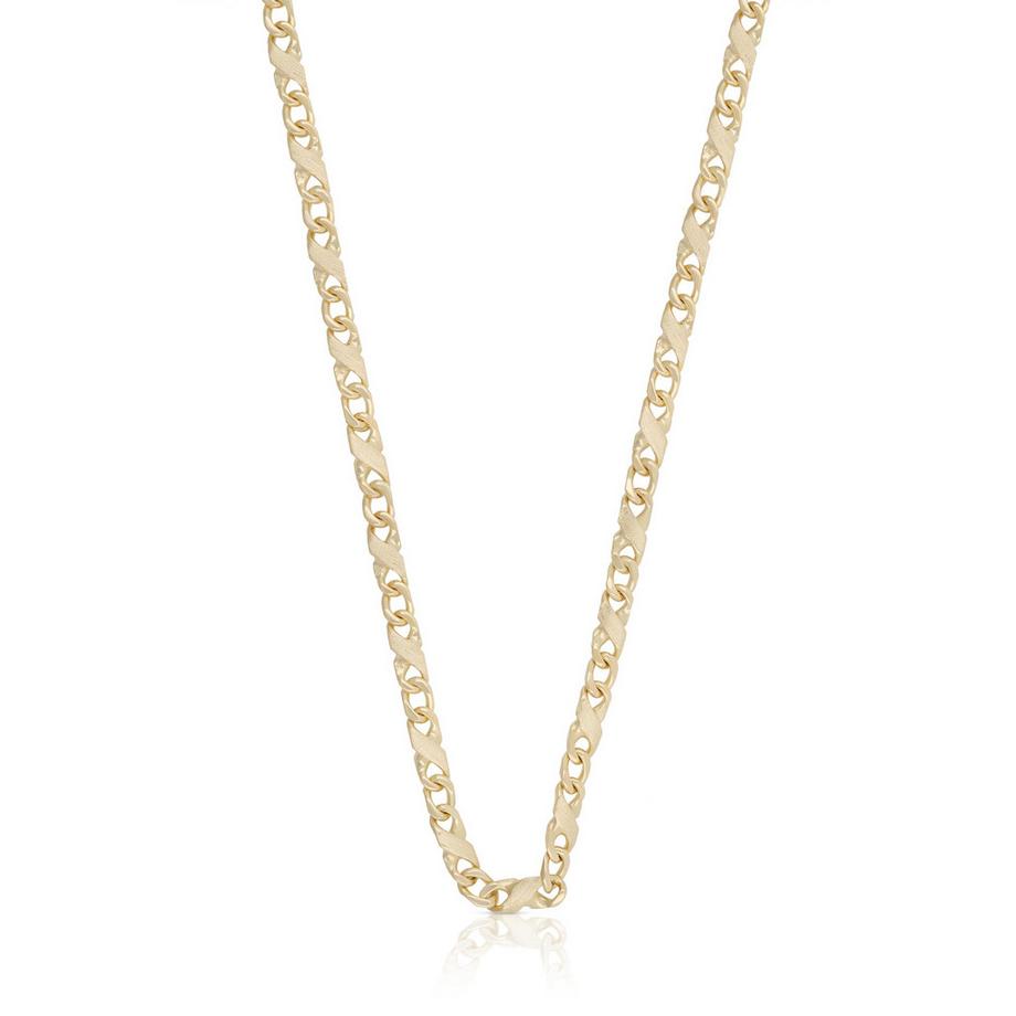 MUAU Schmuck  Collier 8er-Kette Gelbgold 750, 3.3mm, 45cm 