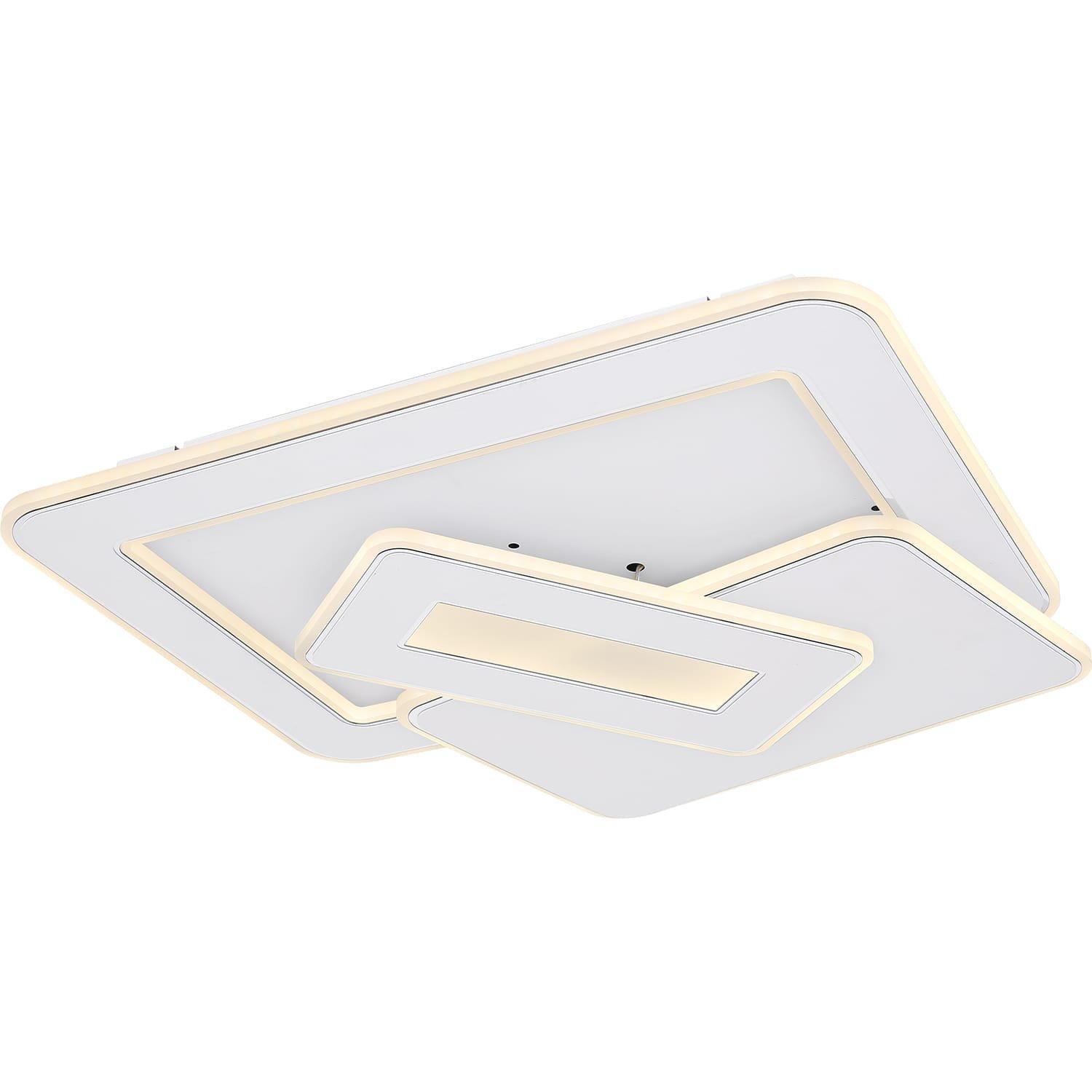 mutoni Plafonnier Kique métal blanc 1xLED 49x49  