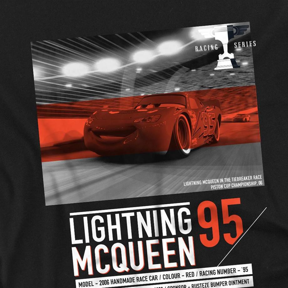 Cars  Speedway 95 Maglietta Saetta Mcqueen 