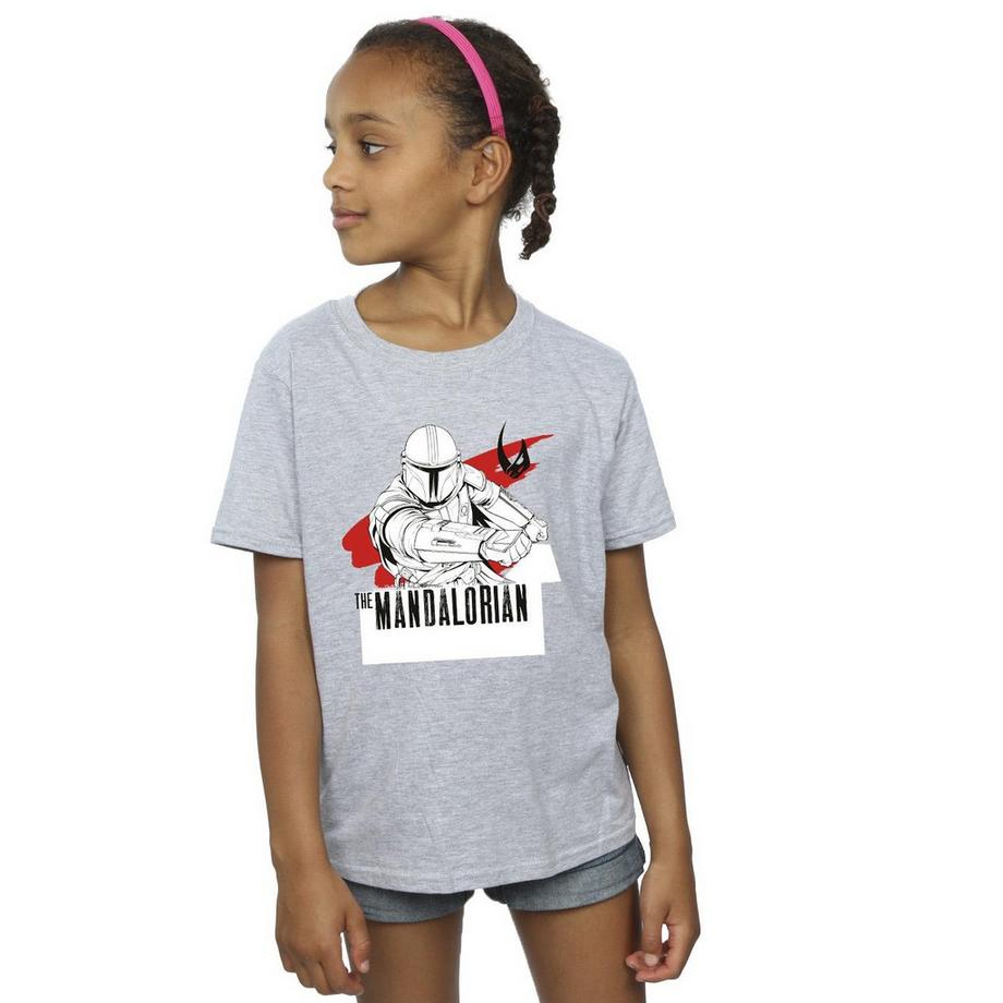 STAR WARS  Tshirt THE MANDALORIAN SHOOTS 