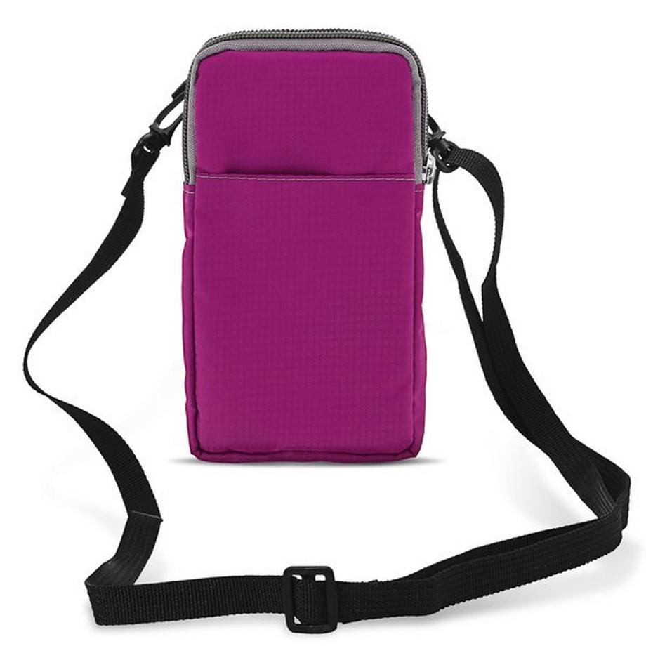 Gürteltasche + Karabinerhaken Rosa