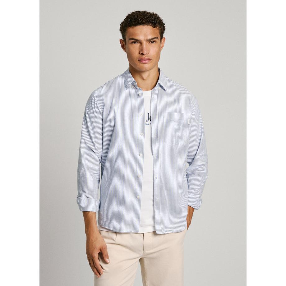 Pepe Jeans London Matthew Gestreiftes Langarmhemd  