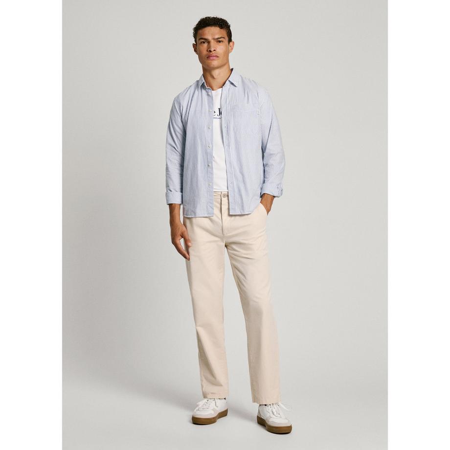 Pepe Jeans London Matthew Gestreiftes Langarmhemd  