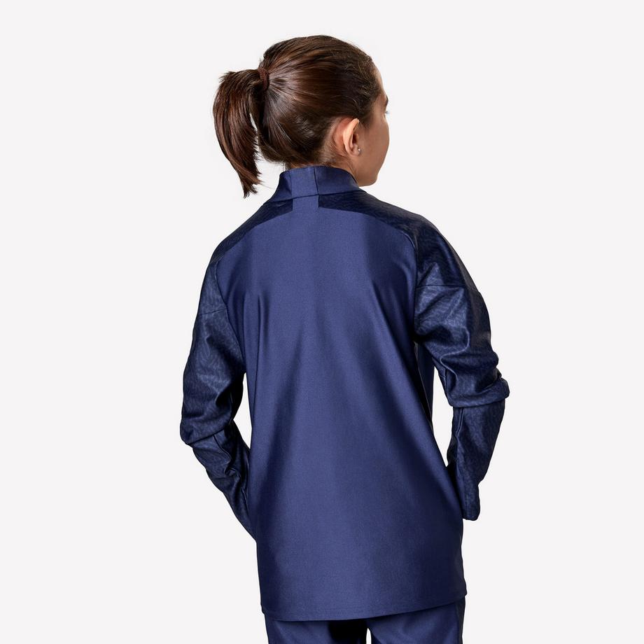 KIPSTA  Sweatshirt Kinder Fussball 1/2 Zip Viralto Polyester 