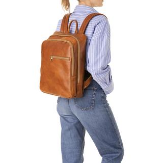 Viola Castellani Schwarzer Lederrucksack  