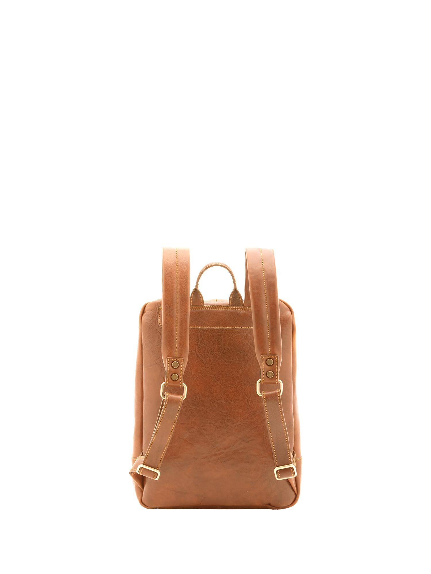 Viola Castellani Schwarzer Lederrucksack  