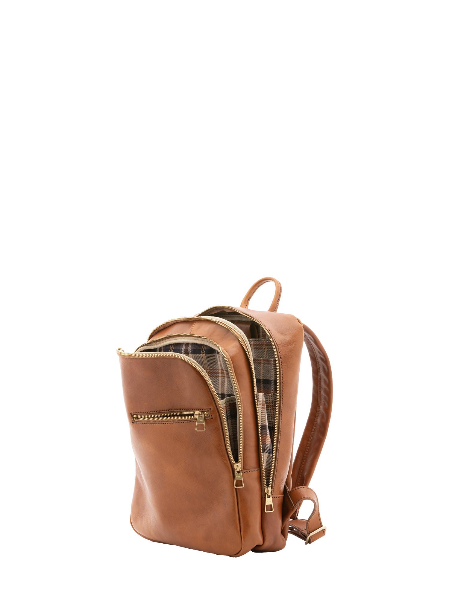 Viola Castellani Schwarzer Lederrucksack  