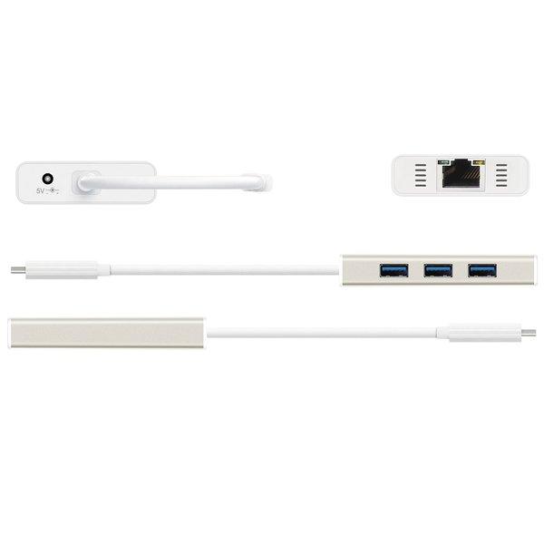 j5Create  JCH471-N USB-C™ Gigabit Ethernet & Hub Multi Adapter 