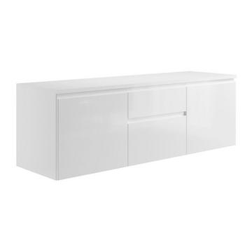 Mobile sotto lavabo sospeso 150 cm Bianco - JIMENA II