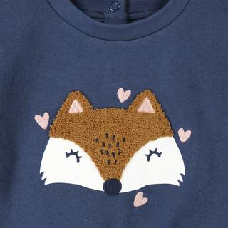 La Redoute Collections  Sweatshirt mit Frottee-Fuchs 