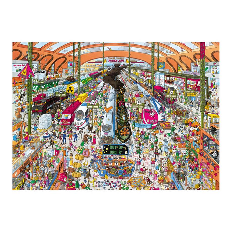 Heye  Puzzle Train Station (2000Teile) 
