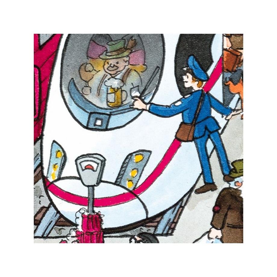 Heye  Puzzle Train Station (2000Teile) 