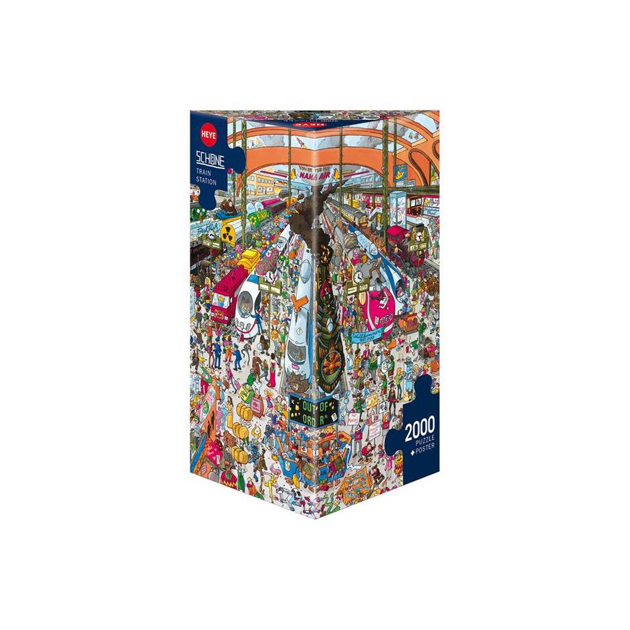 Heye  Puzzle Train Station (2000Teile) 