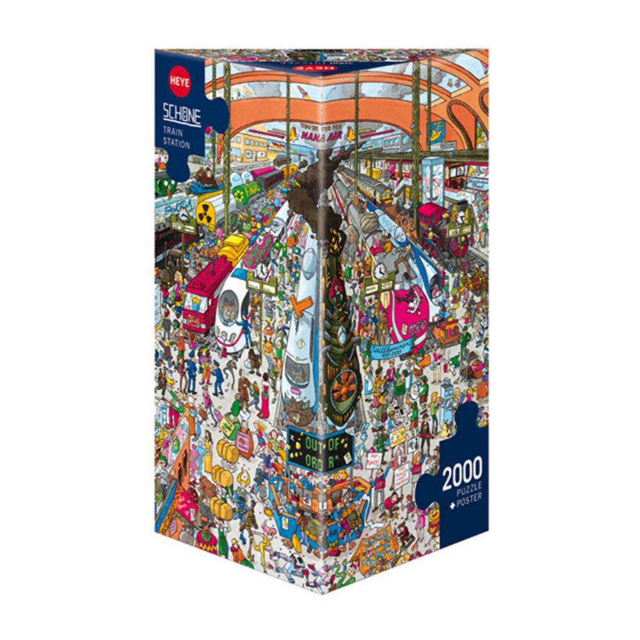 Heye  Puzzle Train Station (2000Teile) 