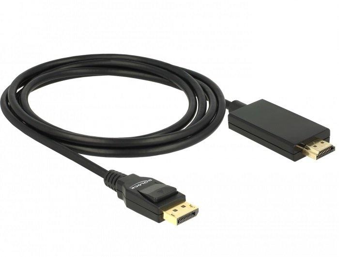 DeLock  DeLOCK 85317 câble vidéo et adaptateur 2 m DisplayPort HDMI Noir 