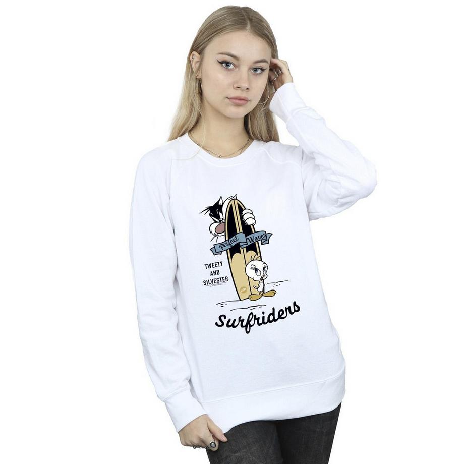 LOONEY TUNES Tweety und Sylvester Surfriders Sweatshirt  
