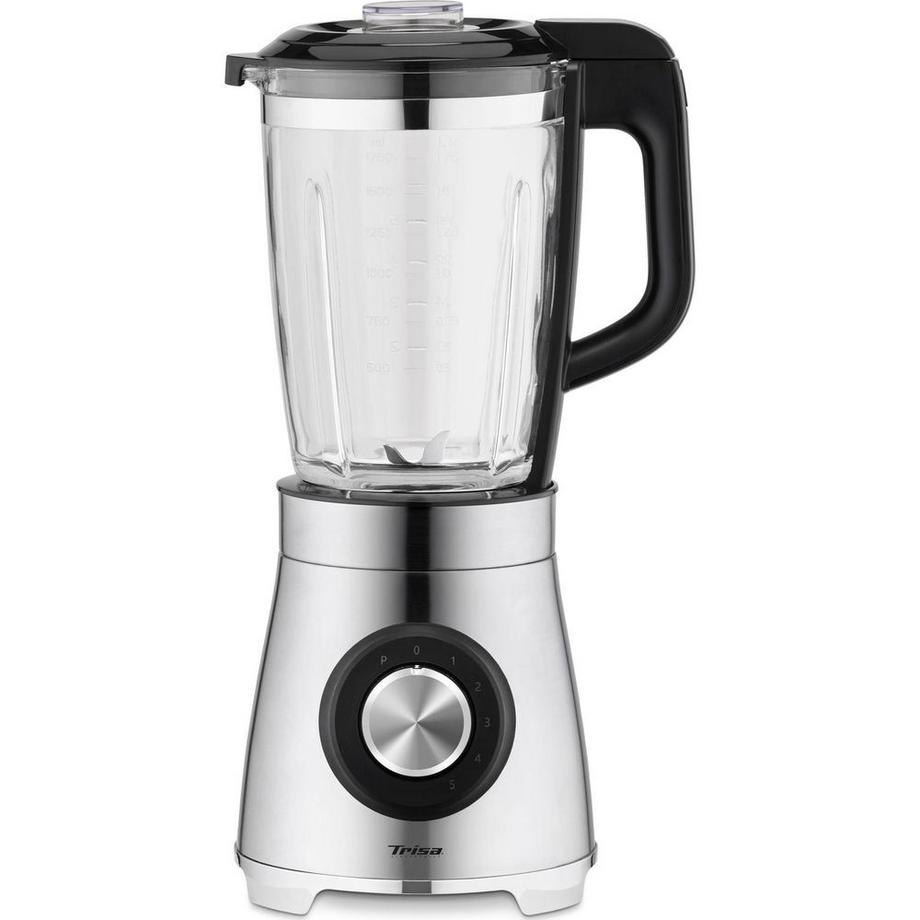 Trisa Trisa Electronics Vario Power Mix 1,75 L Frullatore da tavolo 1000 W Nero, Argento  