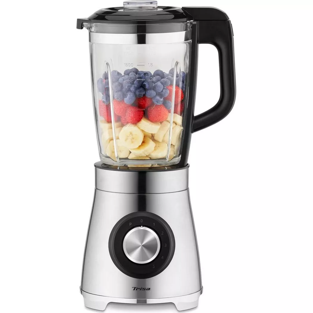 Trisa – Standmixer Vario Power Mix Silber, Schwarz