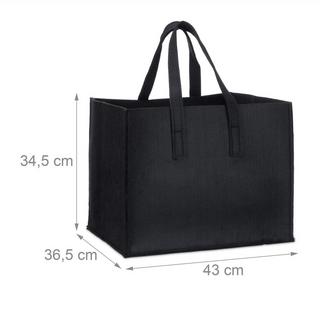 B2X Cestino in feltro con maniglia per il trasporto  