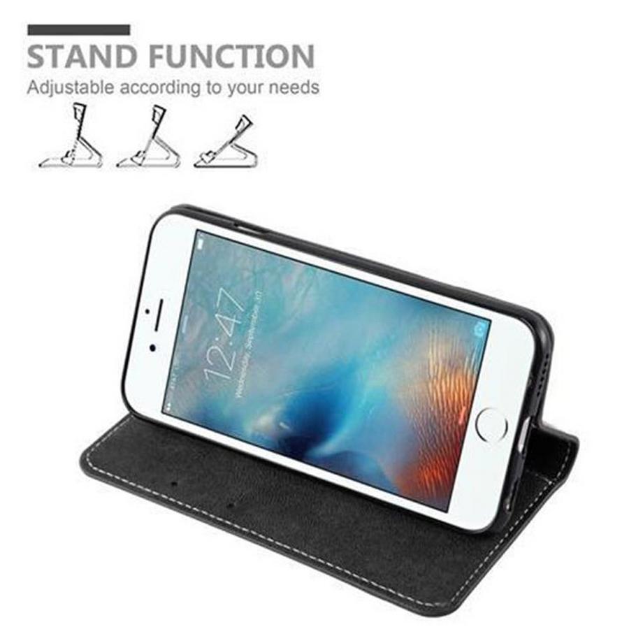 Cadorabo  Housse compatible avec Apple iPhone 6 / 6S - Coque de protection avec fermeture magnétique, fonction de support et compartiment pour carte 