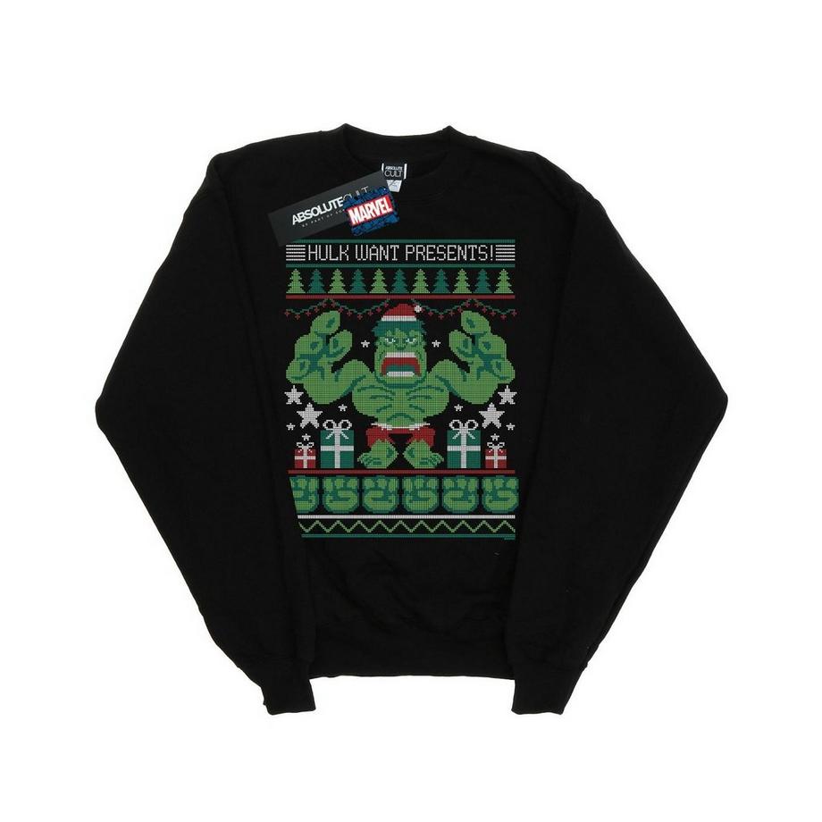 MARVEL Hulk Want Presents Sweatshirt  