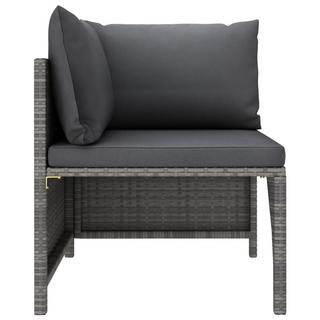 VidaXL Modular-sofa-eckteil poly-rattan  