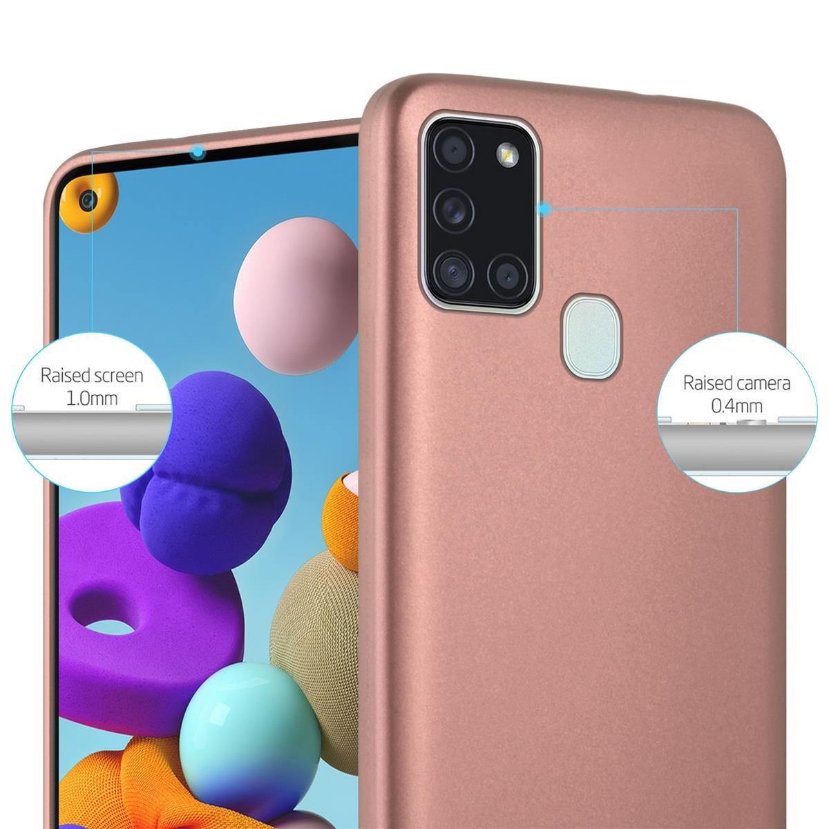 Cadorabo  Housse compatible avec Samsung Galaxy A21s - Coque de protection en silicone TPU flexible 