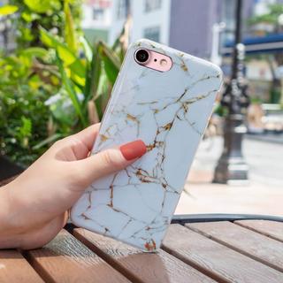 Cover-Discount  iPhone SE / 8 / 7 - Coque en silicone Marble 