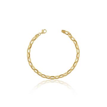 Bracelet forçat en or jaune 750, 19cm, 6mm