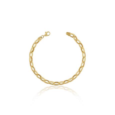 MUAU Schmuck  Bracelet Anker Gelbgold 750, 19cm, 6mm 