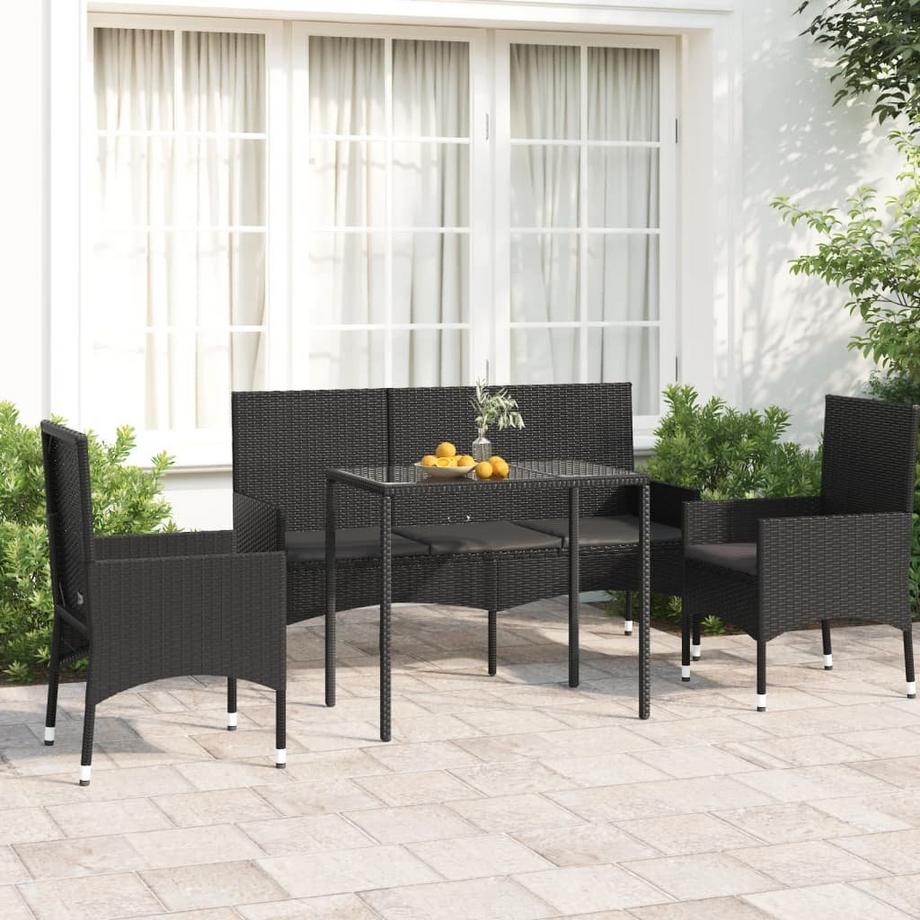 VidaXL Garten lounge set poly-rattan  
