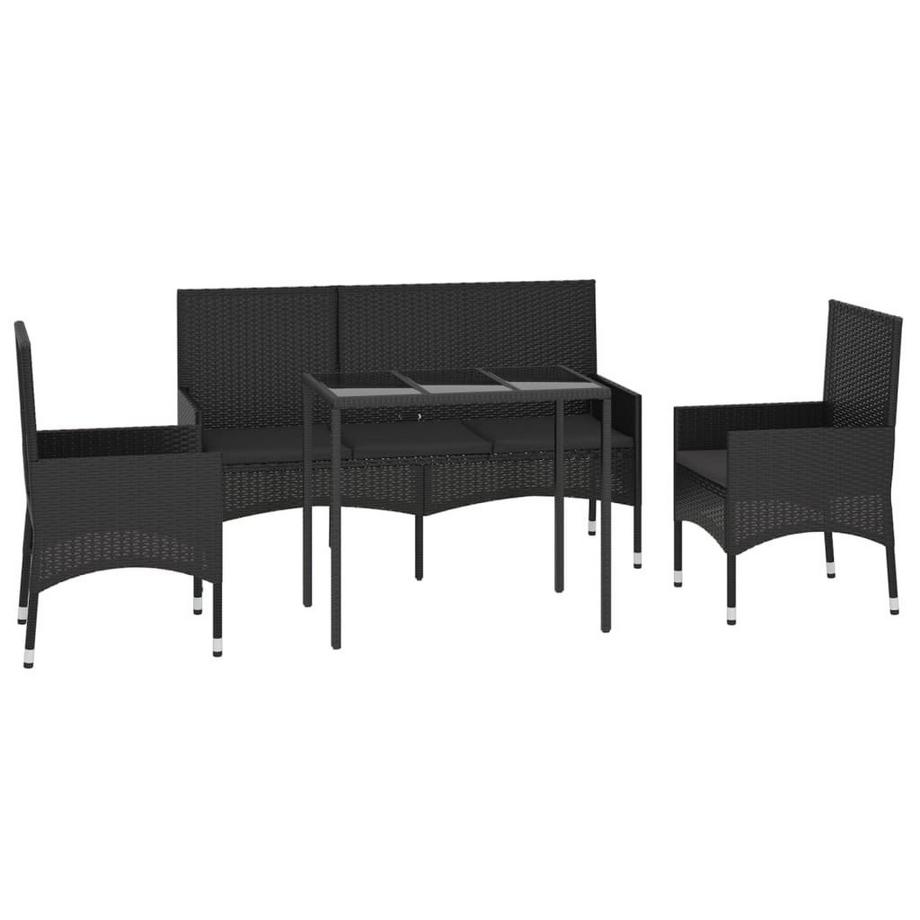 VidaXL Garten lounge set poly-rattan  