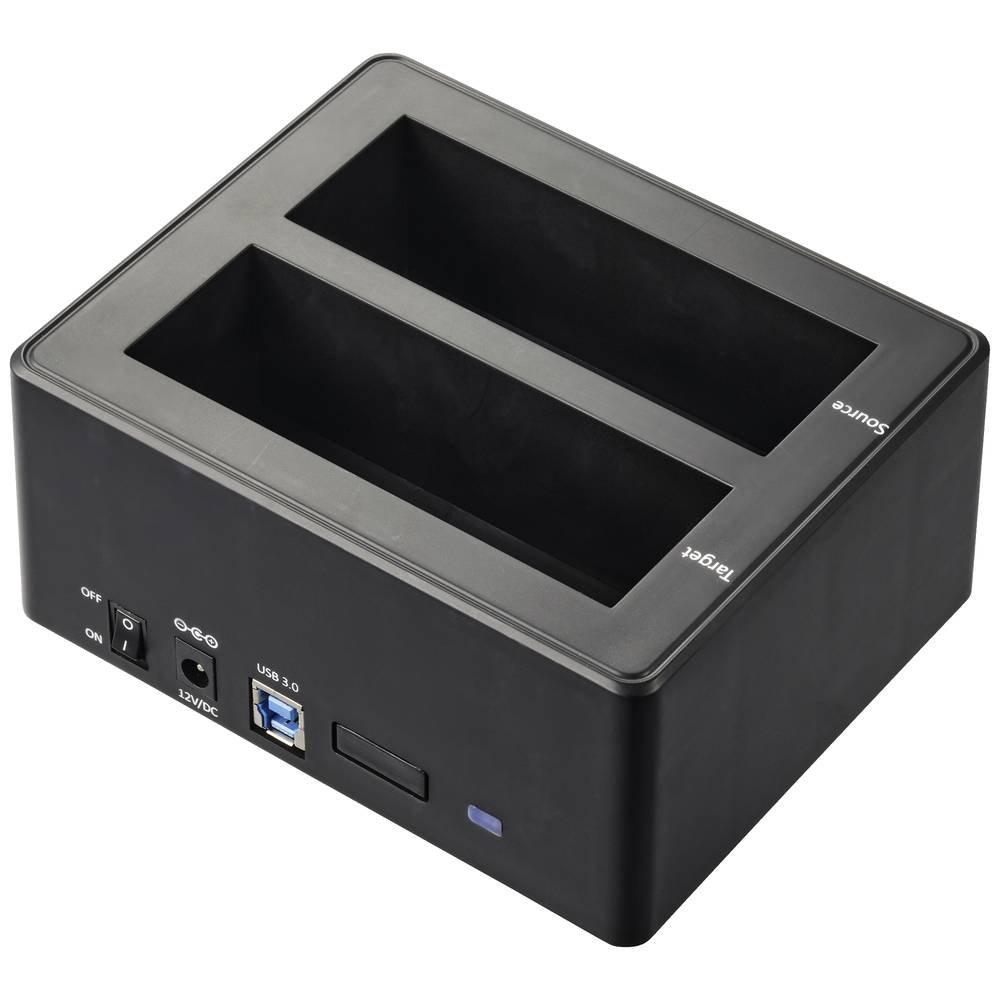 Renkforce  Station USB 3.2 Gen 1 (USB 3.0) SATA 2 ports avec fonction clonage 