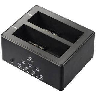 Renkforce  USB 3.2 Gen 1 (USB 3.0) SATA 2 Port HDD-Dockingstation mit Cloning-Funktion 