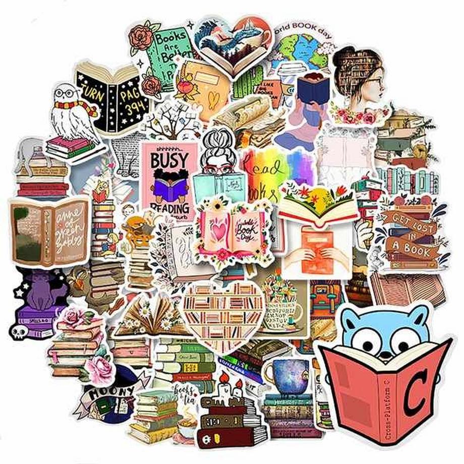 Pack d'autocollants - Livres